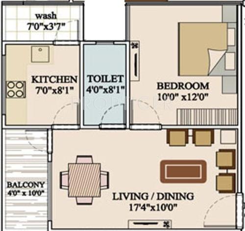 Vastu Siddhanta Niketan (1BHK+1T (662 sq ft) 662 sq ft) Vastu Siddhanta Niketan (1BHK+1T (662 sq ft) 662 sq ft)