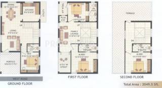 Srinivasa Thiru Sankalp (4BHK+4T (2,049 sq ft)   Pooja Room 2049 sq ft)