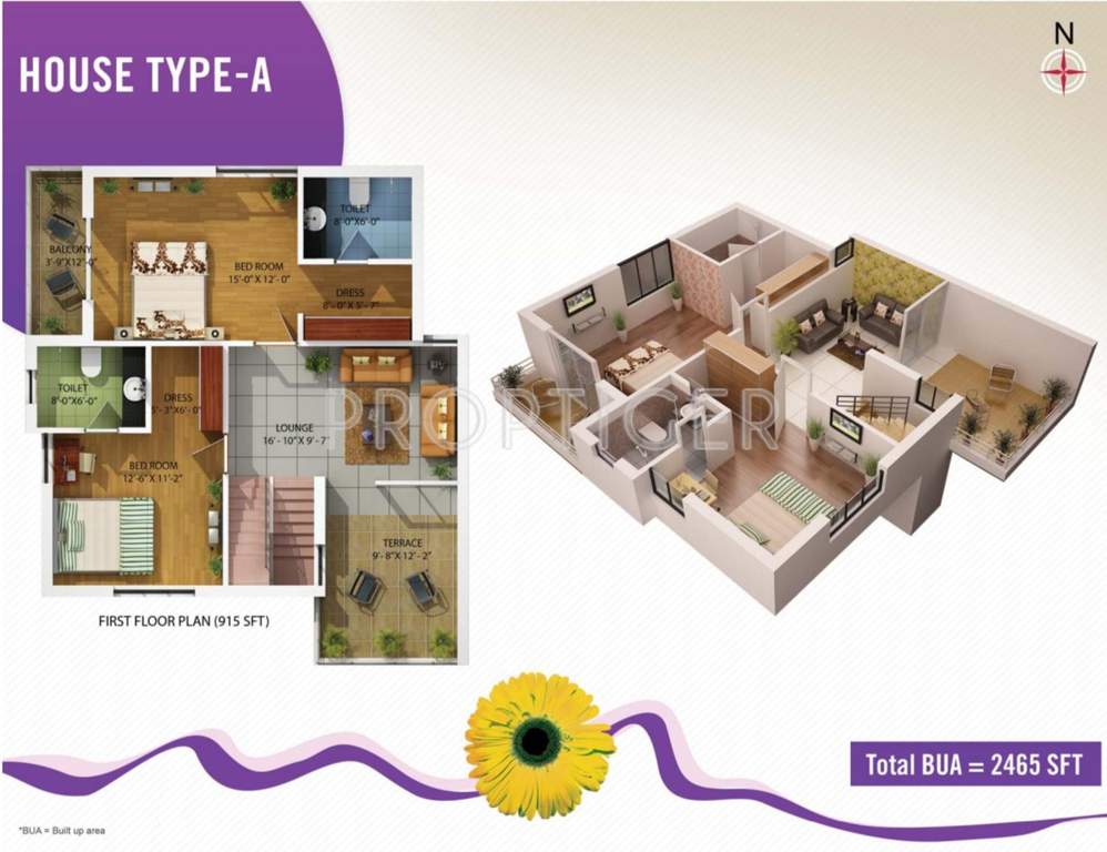 Kapis Shivam Greens (4BHK+4T (2,465 sq ft) 2465 sq ft)