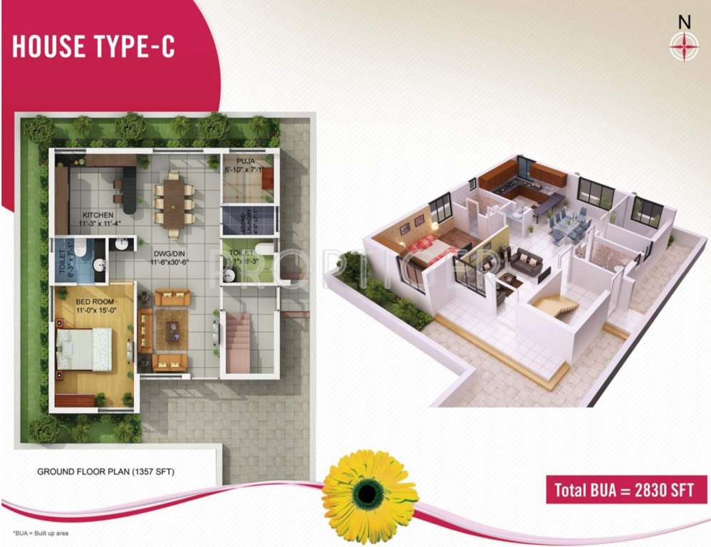 Kapis Shivam Greens (4BHK+5T (2,830 sq ft) + Pooja Room 2830 sq ft)