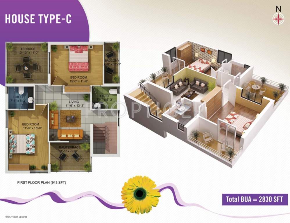 Kapis Shivam Greens (4BHK+5T (2,830 sq ft) + Pooja Room 2830 sq ft)