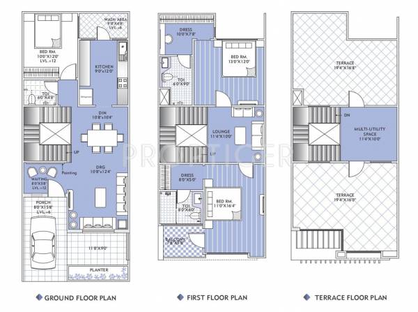 SS Infinitus Villa (3BHK+3T (2,190 sq ft) 2190 sq ft)
