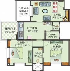 ACME Veronica Park (2BHK+2T (900 sq ft) 900 sq ft) ACME Veronica Park (2BHK+2T (900 sq ft) 900 sq ft)