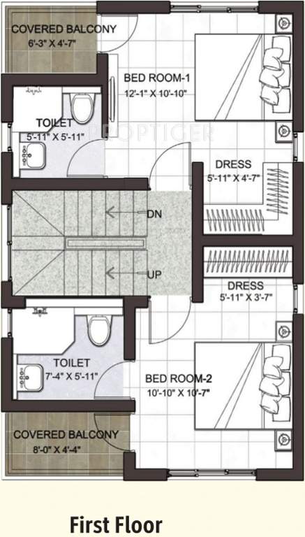 Artha Zen (3BHK+3T (1,881 sq ft) 1881 sq ft)