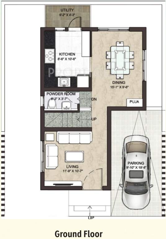 Artha Zen (3BHK+3T (1,881 sq ft) 1881 sq ft)