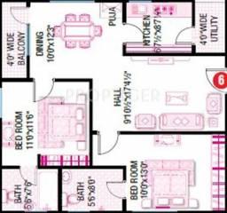 Fortune Imperial Fortune Hillview (2BHK+2T (900 sq ft) 900 sq ft) Fortune Imperial Fortune Hillview (2BHK+2T (900 sq ft) 900 sq ft)