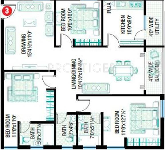 Fortune Imperial Fortune Hillview (3BHK+3T (1,500 sq ft) 1500 sq ft) Fortune Imperial Fortune Hillview (3BHK+3T (1,500 sq ft) 1500 sq ft)