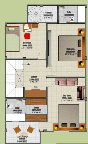 First Floor Plan city villa Floor Plan First Floor Plan