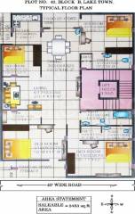 Peecon Poddar Pious (4BHK+3T (2,453 sq ft) + Pooja Room 2453 sq ft)