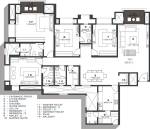 Hiranandani Birchwood (4BHK+4T (2,474 sq ft)   Servant Room 2474 sq ft)