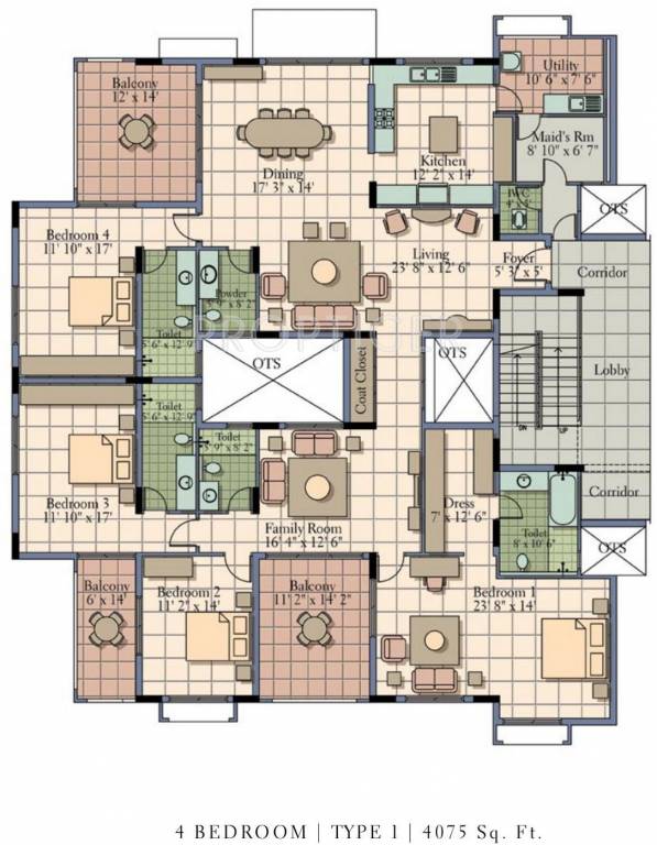 UKN Esperanza (4BHK+4T (4,075 sq ft) 4075 sq ft)