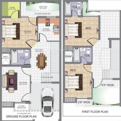 Deeksha KCR Town Vilas (3BHK+3T (1,632 sq ft) 1632 sq ft)