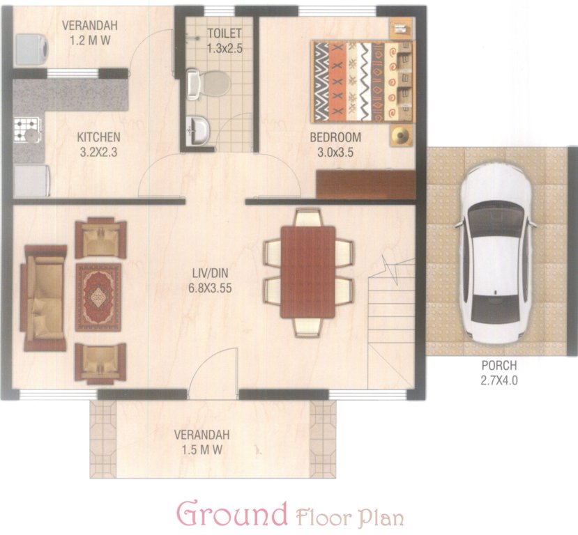 Talak Madhuban Villas (3BHK+3T (1,463 sq ft) 1463 sq ft)