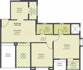 Gokhale Mist (2BHK+2T (910 sq ft) 910 sq ft) Gokhale Mist (2BHK+2T (910 sq ft) 910 sq ft)