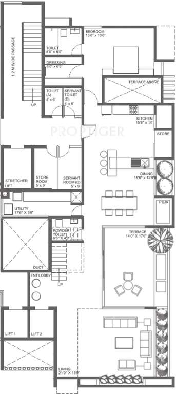 Shalaka Opus (4BHK+4T (3,900 sq ft) + Study Room 3900 sq ft)