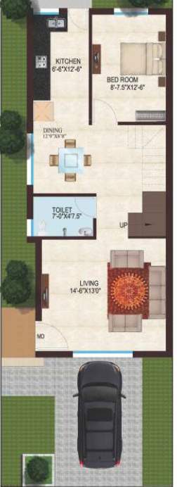  kanchi pattinam Floor Plan Ground Floor Plan