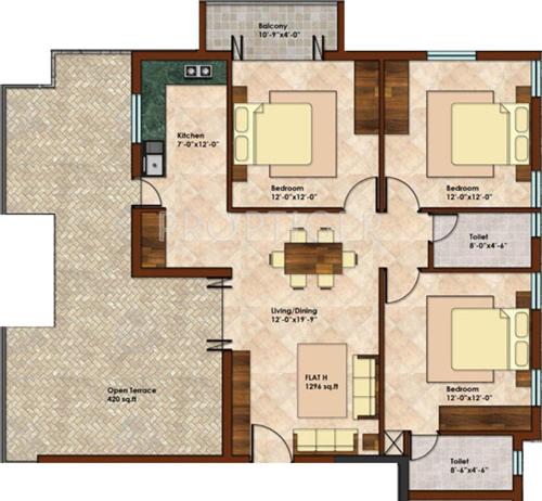 KCee Kadaksham (3BHK+2T (1,716 sq ft) 1716 sq ft) KCee Kadaksham (3BHK+2T (1,716 sq ft) 1716 sq ft)