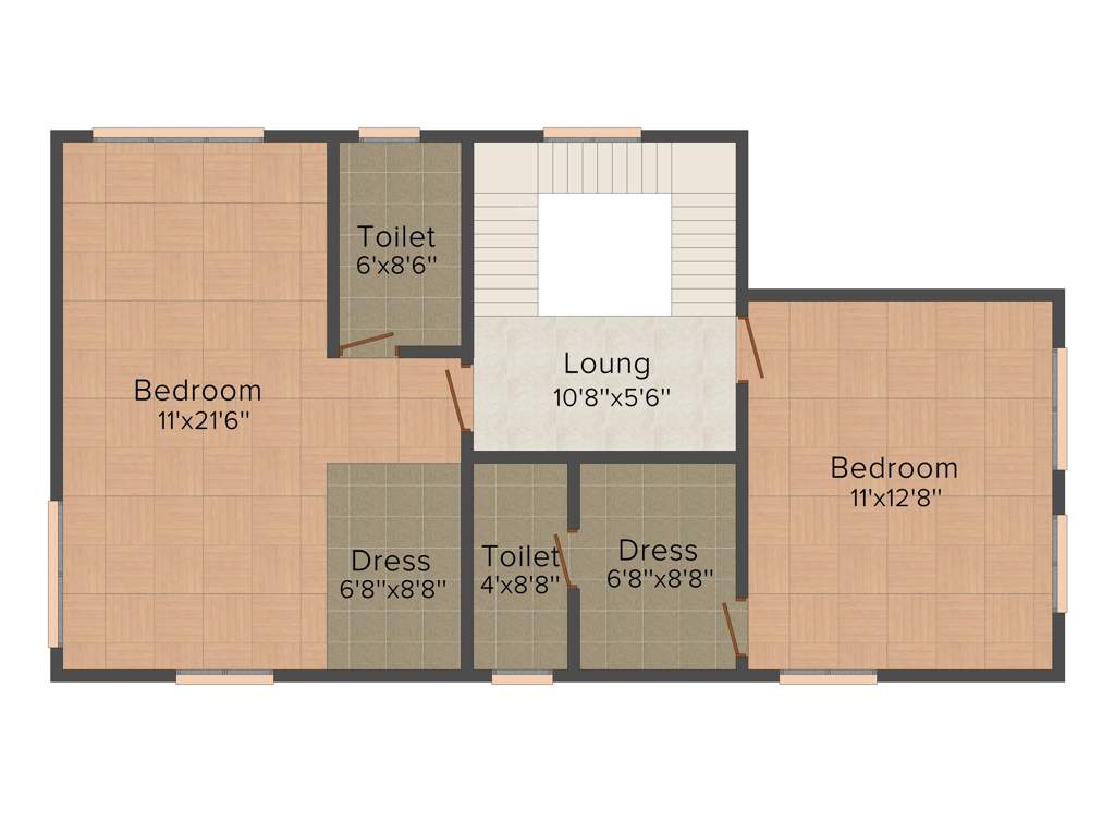 DSL Infrastructure And Space Developers Fortune Villas (3BHK+3T (1,852 sq ft) 1852 sq ft)