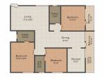 Brahma Cyprus Oak (3BHK+2T (1,505 sq ft) + Pooja Room 1505 sq ft)