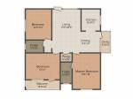 Brahma Cyprus Oak (3BHK+3T (1,395 sq ft) 1395 sq ft)