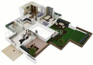 Sharda Florentia (2BHK+2T (1,136 sq ft) 1136 sq ft)