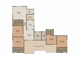 Rhombus Infrastructure The Prakriti Heights 4BHK+4T (2,813 sq ft) Rhombus Infrastructure The Prakriti Heights 4BHK+4T (2,813 sq ft)