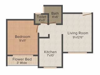 Thanekar Hillcrest (1BHK+1T (610 sq ft) 610 sq ft) Thanekar Hillcrest (1BHK+1T (610 sq ft) 610 sq ft)