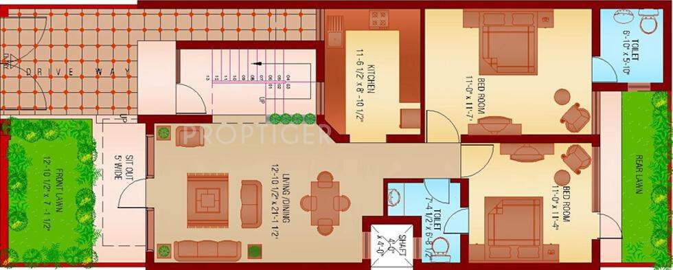 Sanfran Green Homes City (3BHK+3T (2,245 sq ft) 2245 sq ft)