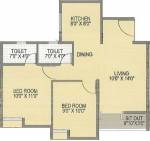 Alcon Sukhwani Rainforest (2BHK+2T (770 sq ft) 770 sq ft) Alcon Sukhwani Rainforest (2BHK+2T (770 sq ft) 770 sq ft)