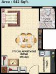 Sreepathi Indraprastha (1BHK+1T (542 sq ft) 542 sq ft)