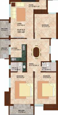 KCee Pranavam (3BHK+2T (1,388 sq ft) 1388 sq ft) KCee Pranavam (3BHK+2T (1,388 sq ft) 1388 sq ft)