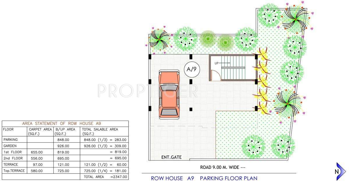 Ranoji Augusta Park (3BHK+3T (2,347 sq ft) 2347 sq ft)