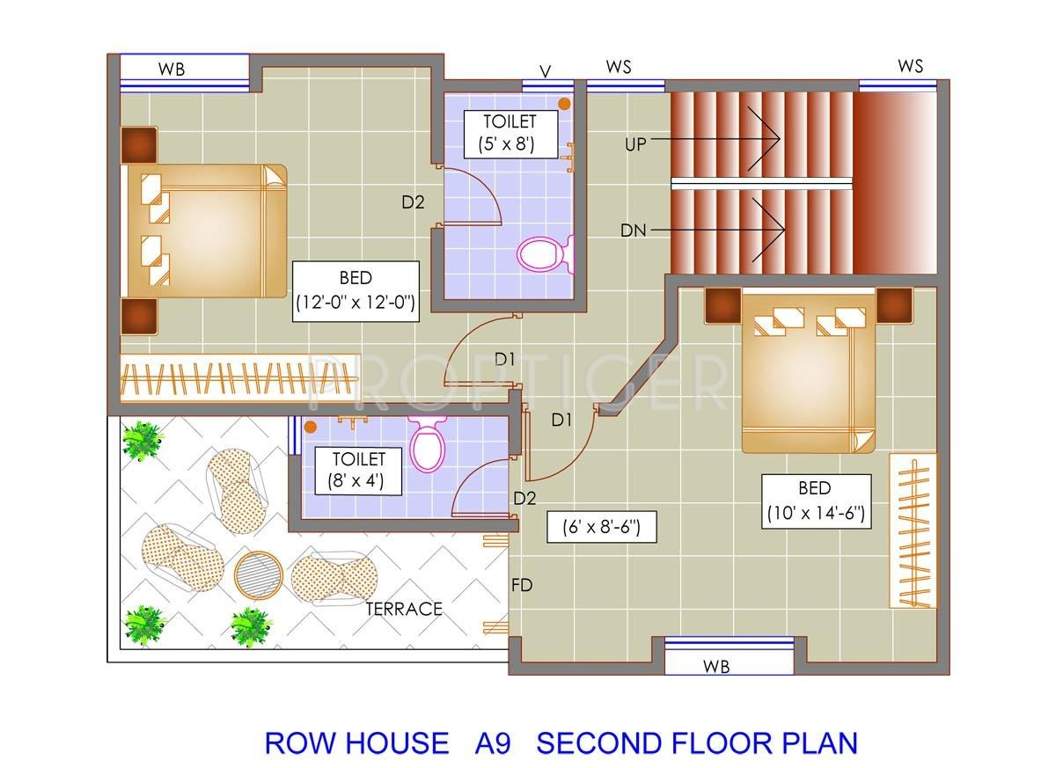 Ranoji Augusta Park (3BHK+3T (2,347 sq ft) 2347 sq ft)