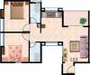 Gawade Group Kulswamini Vrindavan Floor Plan (2BHK+2T)