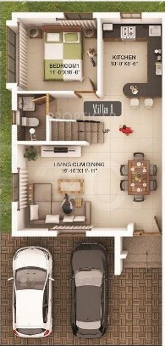 Baba Brown Wood Villas (4BHK+4T (2,000 sq ft) 2000 sq ft)