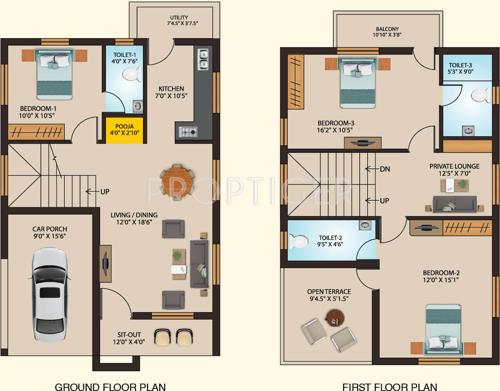 Fairyland Sai Krupalaya Residency (3BHK+3T (1,765 sq ft) 1765 sq ft)