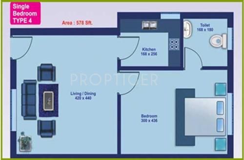Sreepathi Residency (1BHK+1T (578 sq ft) 578 sq ft) Sreepathi Residency (1BHK+1T (578 sq ft) 578 sq ft)