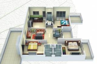 Gangwani Snow Drop Apartment (3BHK+3T (1,425 sq ft) 1425 sq ft) Gangwani Snow Drop Apartment (3BHK+3T (1,425 sq ft) 1425 sq ft)