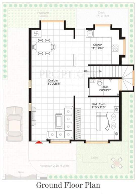 Gangwani Tulip West View Independent Villa (4BHK+4T (2,300 sq ft) 2300 sq ft)