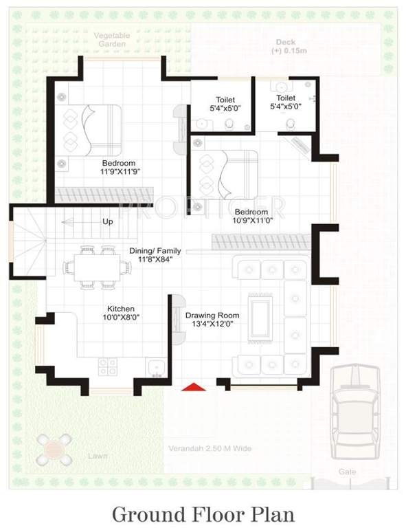 Gangwani Lotus East Side Independent Bungalow (4BHK+4T (2,300 sq ft) 2300 sq ft)