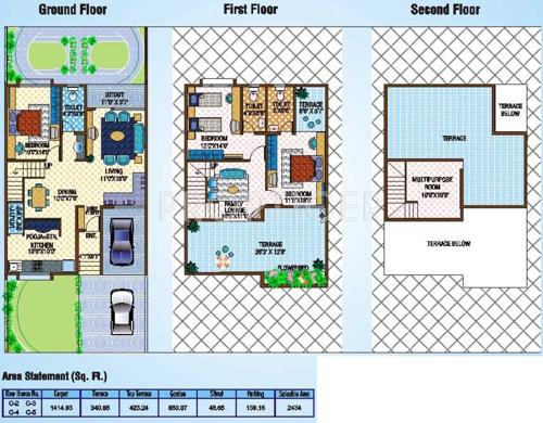 Yugal Willed Ways Villa (3BHK+3T (2,434 sq ft) 2434 sq ft)