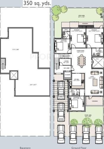 Emaar Emerald Floors Select (4BHK+3T (3,150 sq ft) + Servant Room 3150 sq ft)