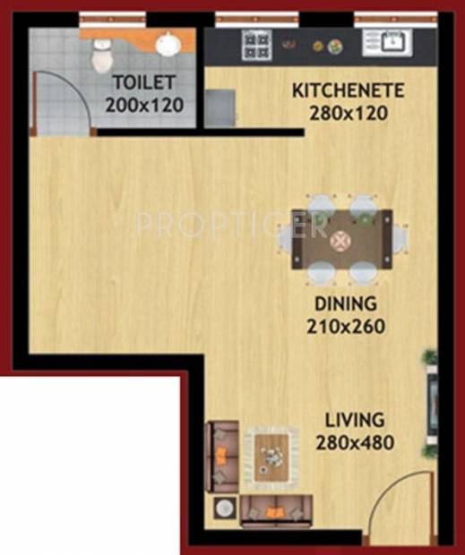 Sreepathi Homes Enclave (1BHK+1T (420 sq ft) 420 sq ft)