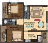 Sankar Yogi (2BHK+2T (960 sq ft) 960 sq ft)