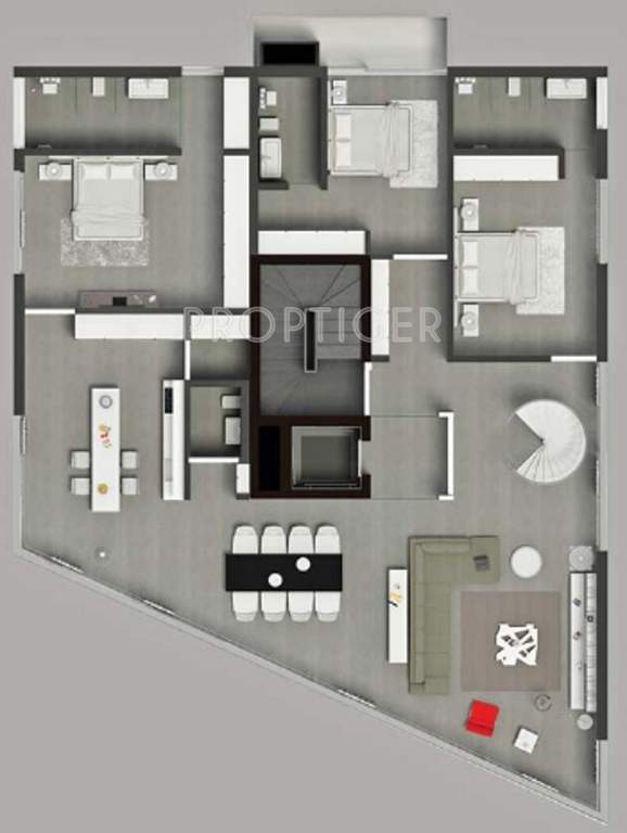 Assetz Stratos (4BHK+4T (4,654 sq ft) 4654 sq ft)