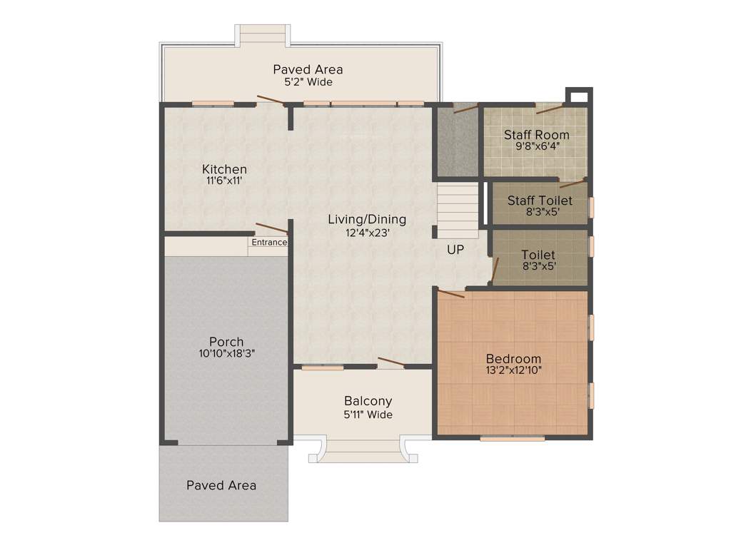 Commonwealth Monsoon Meadows (3BHK+3T (1,969 sq ft) + Study Room 1969 sq ft)