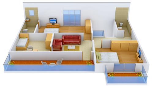 Commonwealth Monsoon Meadows (3BHK+3T (1,969 sq ft) + Study Room 1969 sq ft) Commonwealth Monsoon Meadows (3BHK+3T (1,969 sq ft) + Study Room 1969 sq ft)