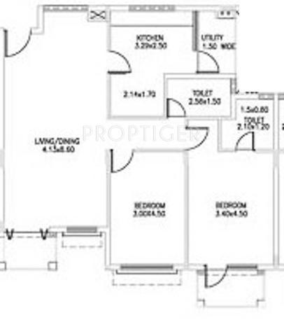 Chowgule Casa Del Sol (2BHK+2T (1,022 sq ft) 1022 sq ft)