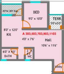 Suyojit Kalash (1BHK+1T (572 sq ft) 572 sq ft) Suyojit Kalash (1BHK+1T (572 sq ft) 572 sq ft)
