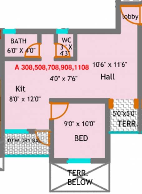 Suyojit Kalash (1BHK+1T (600 sq ft) 600 sq ft)